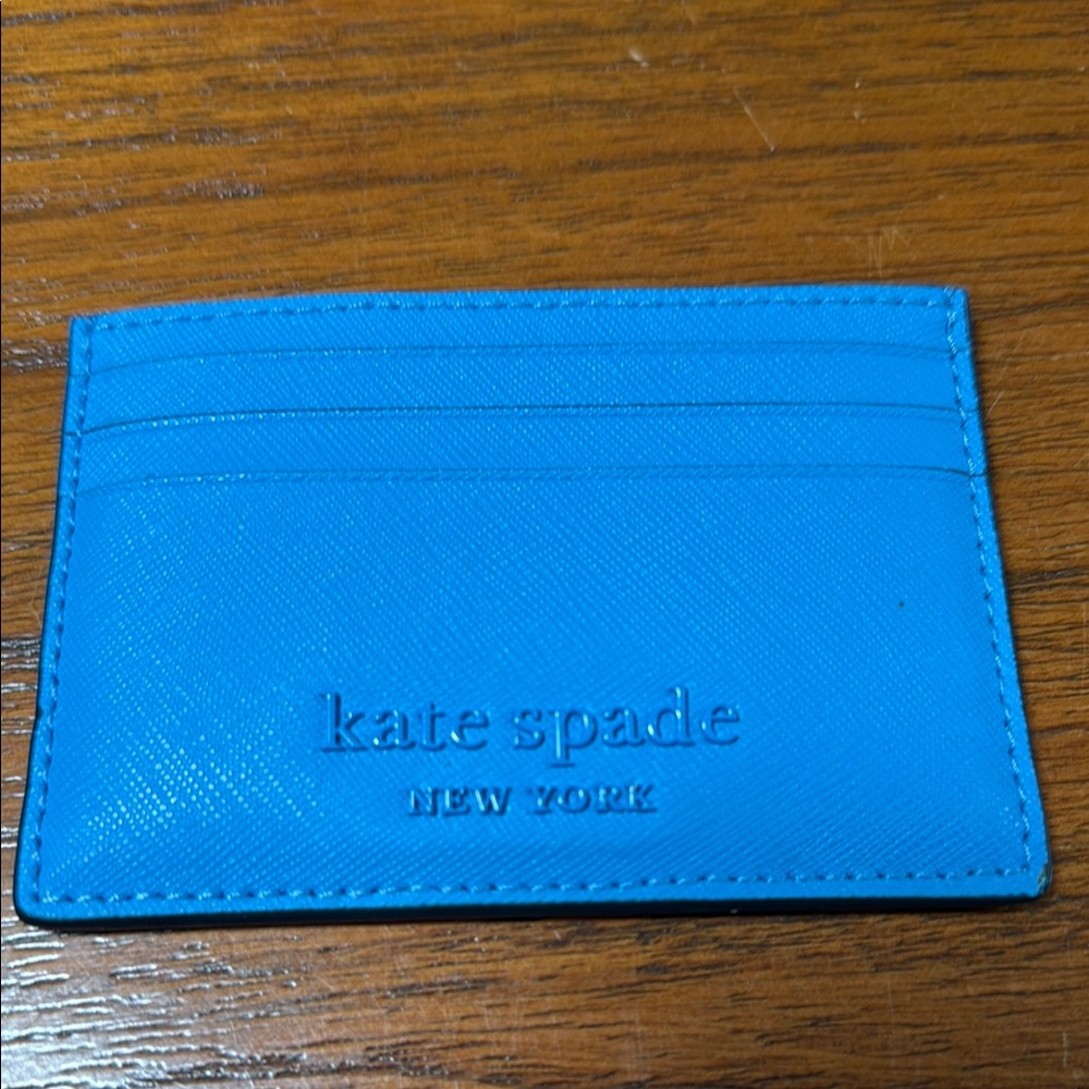 Kate Spade Blue Card Holder